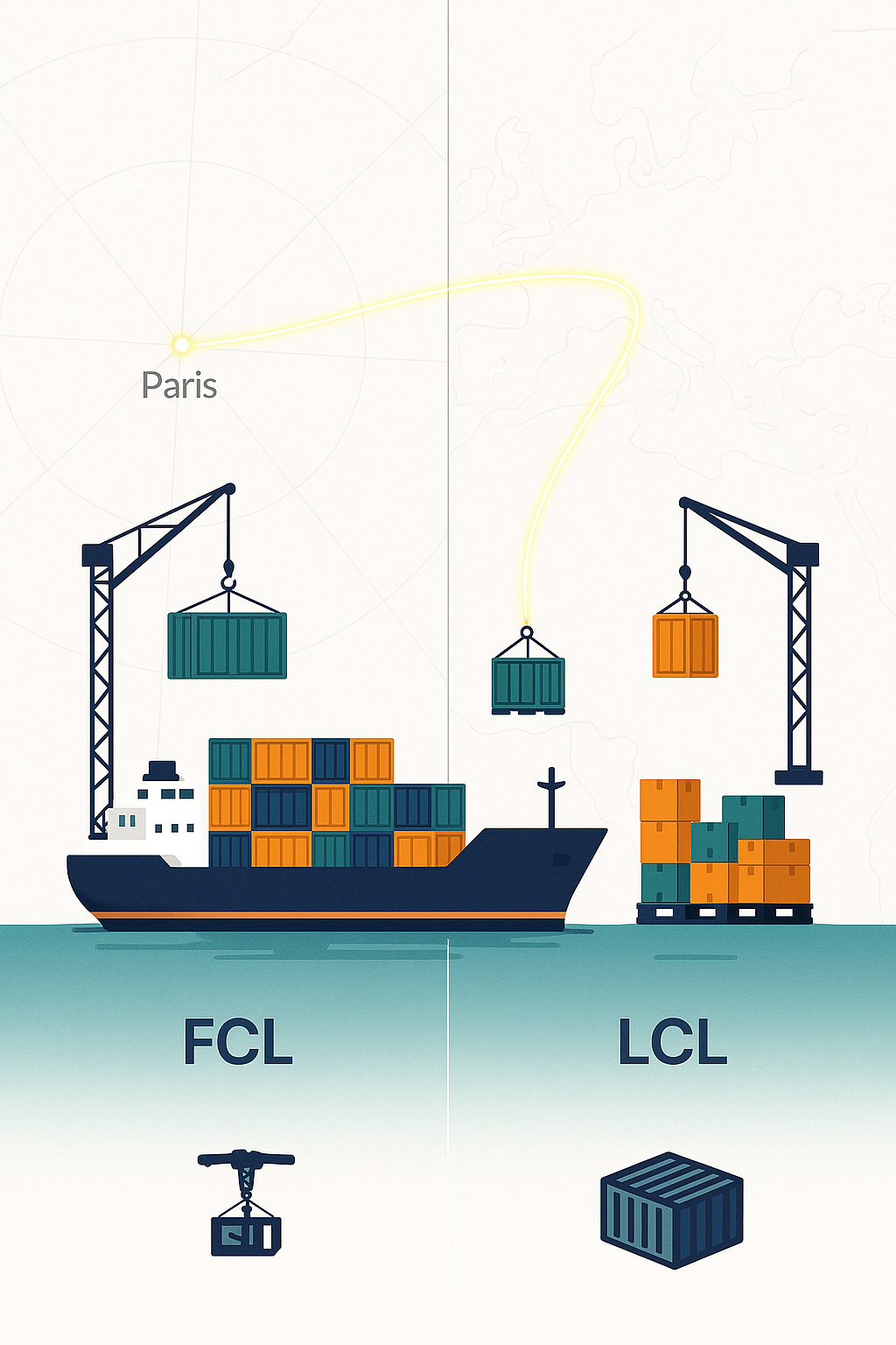 Fret maritime (FCL & LCL)
