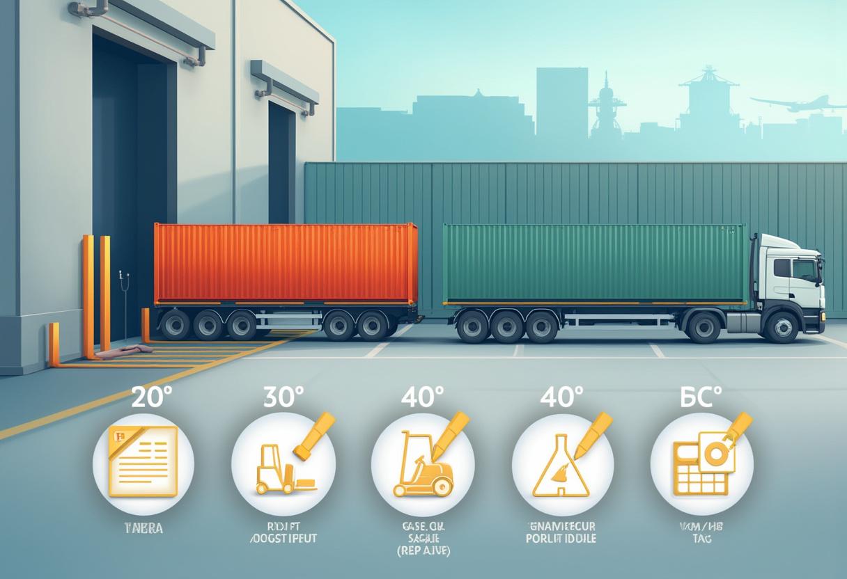 Positionnement de conteneur (20’, 40’, 40’ HC) : préparer votre site et gagner du temps