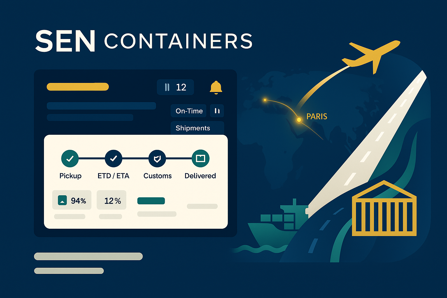 Nous accélérons vos expéditions <br> avec transparence et fiabilité